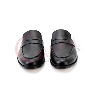 Mocassins en cuir véritable faits à la main pour hommes, solides, à enfiler, décontractés et élégants, chaussures en cuir pour hommes - Product Image 1