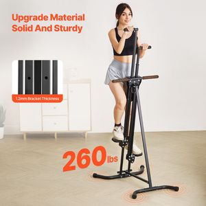 Appareil de fitness compact pour la maison : Stepper manuel avec entraînement complet du corps, grimpeur vertical, grimpeur cardio, design pliable - Product Image 4