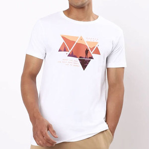 Camisetas de Verano para Hombre, Cómodas, Ligeras, Ecológicas, Transpirables, de Poliéster/Algodón, Corte Holgado, las Mejores en Línea - Product Image 1