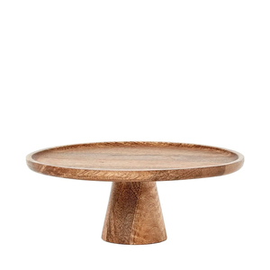 Support à gâteau rond en bois d'acacia écologique, plateau de service sur piédestal pour mariage et fête d'anniversaire, présentoir à desserts, prix bas - Product Image 6