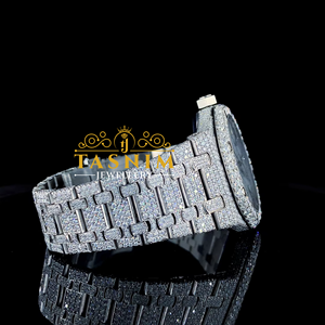 Custom High Quality Luxury Fashion Business Sport <b>Coin</b> Women's Quartz Watch Stainless Steel Glass Moissanite Limited Edition - Product Image 4