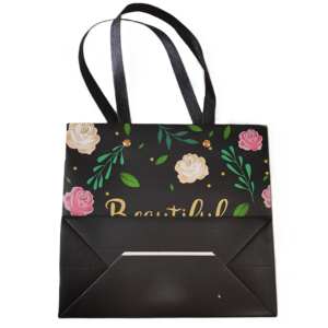 Bolsas de Papel Personalizadas con Logotipo Impreso al por Mayor para Boutique de Lujo, Bolsas de Papel para Ropa, Zapatos y Embalaje de Regalos - Product Image 3