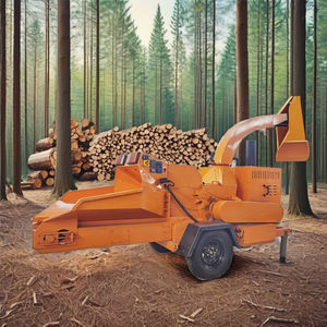 Broyeur à bois professionnel pour l'exploitation forestière, robuste, diesel, pour arbres et facile à utiliser, broyeur à bois électrique - Product Image 1
