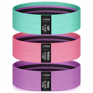 Bande de Résistance pour Hanches et Fessiers, en Tissu Antidérapant Durable, Multi-Résistance pour Exercices de Squats et Entraînement Physique - Product Image 4