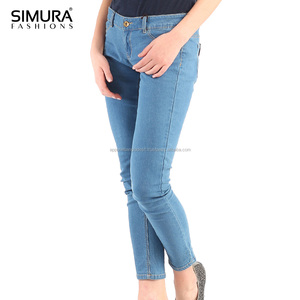 Meilleurs jeans stretch slim pour femmes et jeunes filles, design élégant et tendance, grandes tailles, vente en ligne - Product Image 6