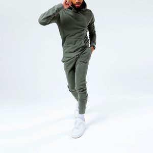 Ensemble de survêtement pour homme, hiver, vintage, imprimé, délavé à l'acide, à capuche, grande taille, couleur délavée, matière confortable, coupe classique, décontracté - Product Image 5