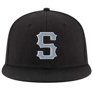 Casquette de baseball snapback personnalisée en gros à 6 panneaux, visière plate, tissu satiné, broderie 3D, style hip-hop, sport et décontracté - Product Image 4