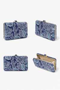 Bolso de mano cuadrado clásico hecho a mano con cuentas para mujer, diseño de conchas marinas, bolso de moda, bolso de noche de lujo con bordado, cadenas y anillo - Product Image 2