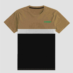 T-shirt décontracté pour homme à col rond, coupe classique, en polyester tricoté imprimé respirant 150 GSM, vente en gros - Product Image 4