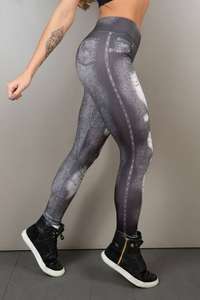 Leggings de sport sublimés respirants et à séchage rapide de haute qualité pour adolescents, nouvelle collection en gros, avec logo à la taille - Product Image 3