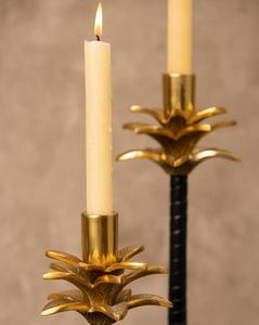 เชิงเทียนทองเหลืองรูปสับปะรดเชิงเทียนโลหะสีทองสำหรับตกแต่งบ้านทนทาน - Product Image 1