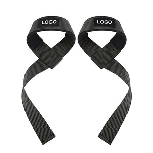 Correas de levantamiento de nylon con diseño antideslizante para levantamiento de pesas, entrenamiento en gimnasio, entrenamiento de peso muerto, dominadas y fuerza. - Product Image 4
