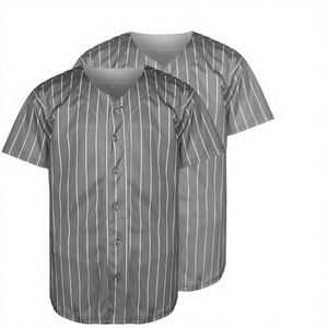 Maillot de baseball à boutons, style décontracté, en tissu polyester premium, coutures durables, très demandé - Product Image 2