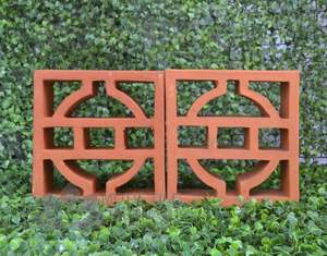 Sintered Technique Firebricks Breeze Blocks Traditional Style Vietnam Manufacturer's Customized Clay Facade <b>Bricks</b> Hollow - Product Image 2