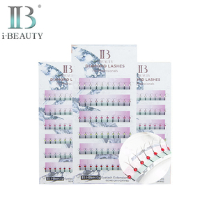 i-BEAUTY Eyelash Extension - ib Diamond <b>lashes</b> (Y-type Mix color) <b>individual</b> <b>lashes</b> korea High Quality <b>lash</b> Natural Long - Product Image 1