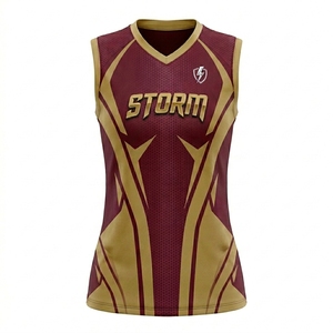 Custom Volleyball Jersey <b>Sets</b> with Team Logo 100% Polyester Durable Stitching Comfortable Fit for School & Professional Clubs - Product Image 1