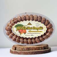 Noix de cajou salées torréfiées de qualité supérieure Dong Phu du Vietnam W180 400g Boîte cadeau ovale Qualité ISO export standard 12 mois