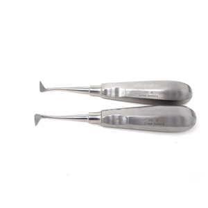 เครื่องมือผ่าตัดทางทันตกรรม สแตนเลสสตีล ที่ยกถอนรากฟัน แบบโค้ง - Product Image 1