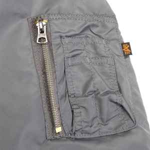 ACTIVE ENTERPRISES Classic Eco-Friendly Polyester/Cotton <b>Bomber</b> <b>Jacket</b> for <b>Men</b> Crew Neck Pullover with Other Lining <b>Summer</b> - Product Image 4