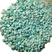 Pierres précieuses naturelles certifiées KHUSHI GEMS, larimar de qualité supérieure, perles bleues pour la fabrication de bijoux, vente en gros, tailles 20-45 mm