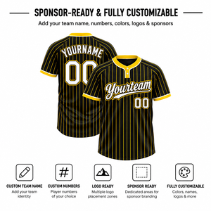 Uniforme de Béisbol al Por Mayor de Fábrica, el Más Vendido, 100% Poliéster, Diseño Personalizado, Camiseta de Béisbol para Hombre, Jersey de Béisbol Personalizado - Product Image 3