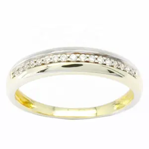 Engagement Best Choose Design 100% Natural Diamond Real 18K 750 White Gold Classic Popular Diamond Ring