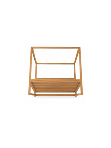 Lit à baldaquin en teck massif de style moderne, de haute qualité, durable, assemblable, meubles de chambre à coucher intérieurs, couleur personnalisée - Product Image 6