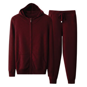 Survêtements personnalisés OEM 2024 pour hommes, en polyester/coton, lavage à l'acide, écologiques, respirants, ensemble streetwear, 280 g/m², tissu French Terry - Product Image 2