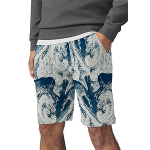 Shorts pour hommes respirants et légers avec des imprimés floraux tropicaux vibrants, vêtements de plage décontractés, doux et à séchage rapide - Product Image 6