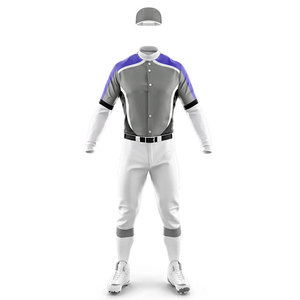 Design Your Own <b>Baseball</b> Uniform Custom Sets Multi Color Pockets Pant Button Design Jersey Vintage Team Player <b>Baseball</b> Uniform - Product Image 2