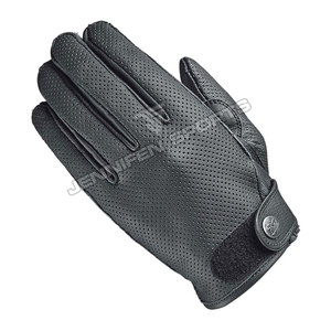 Gants de moto 100% cuir de chèvre perforé, à doigts entiers, compatibles écran tactile, coupe-vent, unisexes, pour la moto en extérieur - Product Image 3