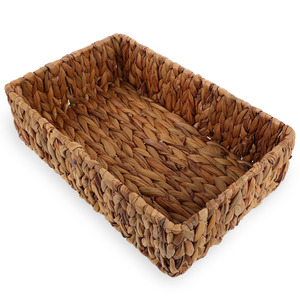 Panier-cadeau en jacinthe d'eau miniature, le meilleur rapport qualité-prix, paniers écologiques tressés pour le rangement et l'organisation de la maison - Product Image 5