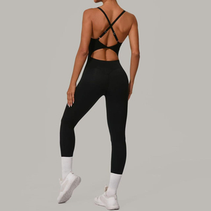 wholesale women training <b>jumpsuit</b> manufacturer custom branding performance compression <b>jumpsuit</b> supplier private label - Product Image 5