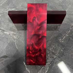 Material de resina hecha a mano con acabado brillante para mangos de cuchillos, escamas de epoxi pulidas para fabricantes de cuchillos, proyectos de bricolaje para mangos y hojas. - Product Image 2