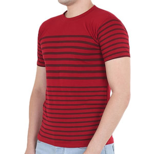 เสื้อยืดผ้าฝ้ายผสมสำหรับผู้ชาย ลำลอง ใส่สบาย ระบายอากาศได้ดี ผ้าเนื้อนุ่ม ทรงปกติ ทันสมัย ใส่ได้ทุกวัน แขนสั้น - Product Image 1