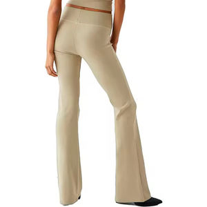 Pantalons évasés amples pour femmes, pantalons évasés à jambes larges respirants pour un look tendance - Product Image 3