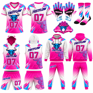 ชุดยูนิฟอร์มฟุตบอลแบบ 7 คน สำหรับผู้ชาย ทนทาน พิมพ์ลายแบบ Sublimation เต็มตัว ชุดฝึกซ้อม แพ็คเกจชุดยูนิฟอร์ม 7v7 ราคาสุดคุ้ม - Product Image 3