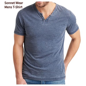 T-shirt à manches courtes pour homme, col en V, pour l'été - Product Image 6