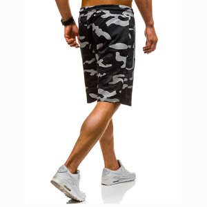 Shorts cargo camouflage personnalisés pour hommes, légers, imperméables, motif camouflage, shorts cargo amples - Product Image 3