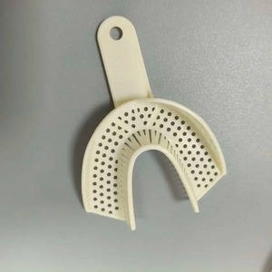 Bandeja para Impresiones Dentales, Porta Dientes de Plástico Blanco, Herramientas de Higiene Bucal para Dentistas, Clase I, Manual - Product Image 5