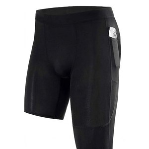 Men's Compression One Leg Tights Pants Breathable <b>Knee</b> Length Spandex/Polyester Basketball Sportswear Running Gym Sport Fitness - Product Image 5