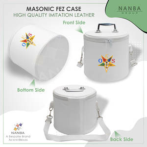 NANBA GROUP Estuche para Máquina de Bordar O.E.S. Star Fez con Cierre de Cremallera, Ecológico, Ligero, de Piel Sintética para Exteriores |   Sombrero/Gorra - Product Image 4