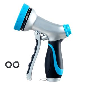 Ugello per Tubo da Giardino in Metallo con 10 Modalità di Spruzzo Regolabili, Impugnatura Ergonomica Confortevole - Product Image 1