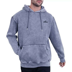 Sweats à capuche respirants à séchage rapide, effet délavé, impression de logo personnalisée, sweats à capuche basiques de haute qualité, effet délavé - Product Image 1