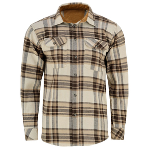 Camisa de Franela a Cuadros para Hombre, de Algodón Grueso, Casual, de Manga Larga, con Botones, Estilo Workwear, con Puños y Bolsillos de Pana - Product Image 5