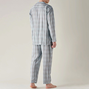 Men's <b>Pajama</b> Set Comfortable Two Piece Casual Sleepwear Loungewear Homewear Set <b>Custom</b> Wholesale <b>Manufacturer</b> - Product Image 6