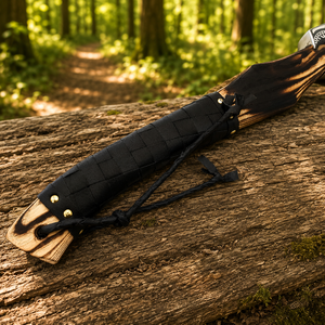 Tête de hache Tomahawk artisanale en acier à haute teneur en carbone, manche en bois de frêne, haute qualité pour le camping et la chasse - Product Image 5