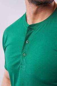 Camiseta Ajustada de Primera Calidad Personalizada, Camiseta Elástica Informal para Hombre, Camisetas que No se Encogen con Alta Calidad - Product Image 2
