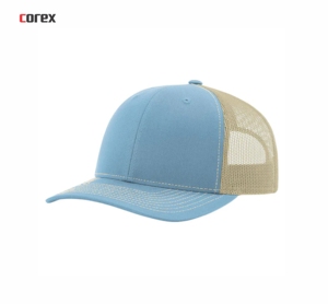 Custom Richardson Mesh Trucker <b>Hat</b> 6-Panel Adjustable Unisex Casual Blue Beige Breathable Waterproof Embroidery Spring <b>Summer</b> - Product Image 1
