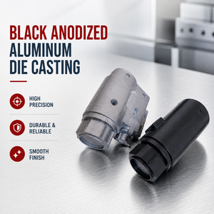 Fundición a presión de aluminio anodizado negro - Product Image 2